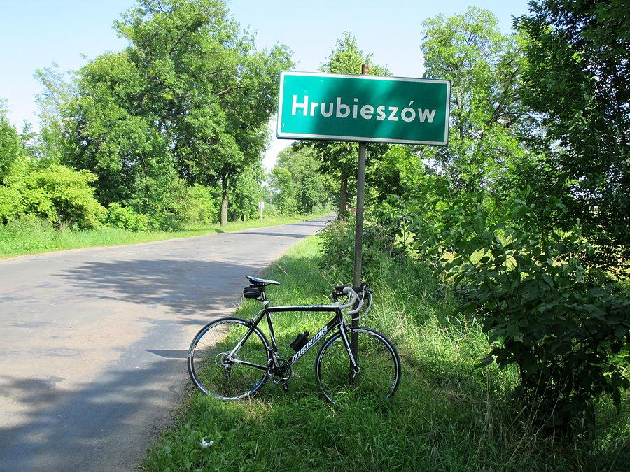 Mój rower w Hrubieszowie