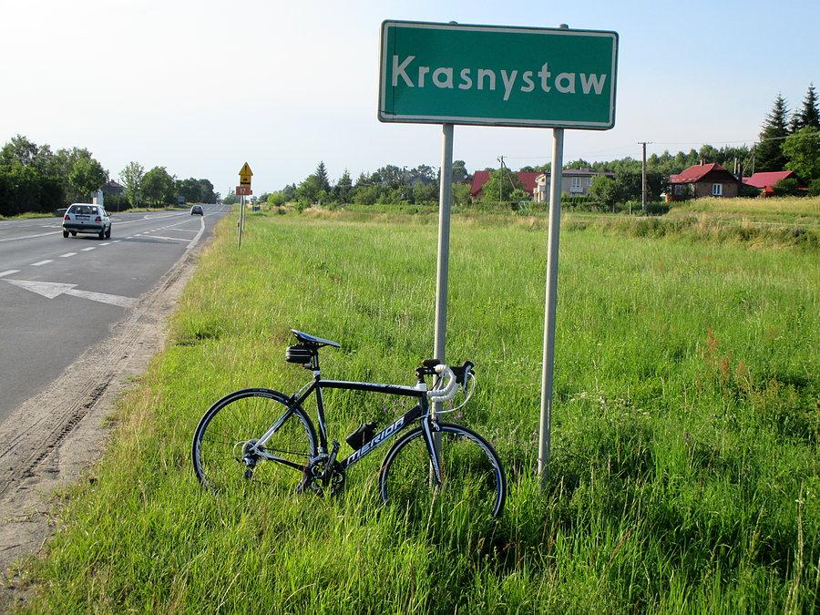 Mój rower w Krasnymstawie