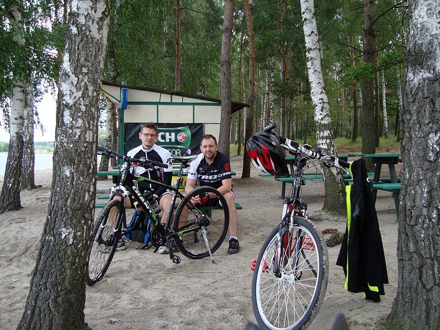 Na plaży w Gołuchowie