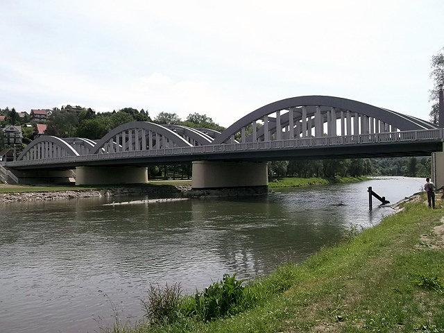 Charakterystyczne mosty w Krościenku