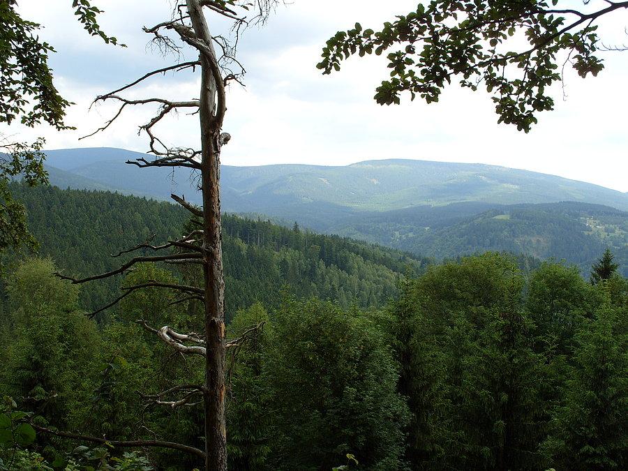Po kąpieli docieramy na szczyt Iglicznej, gdzie raczymy się pięknymi widokami otaczającego nas pleneru