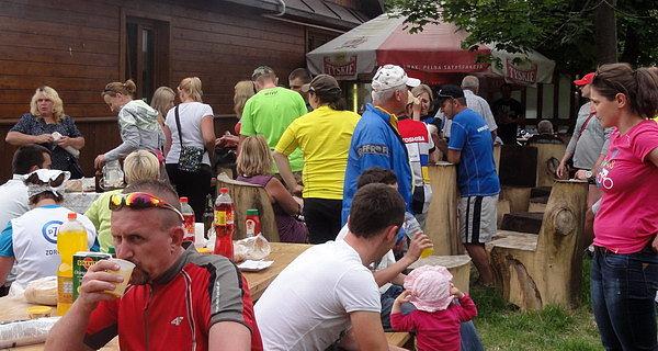 Po rajdzie odbyła się biesiada w Mościcach Dolnych