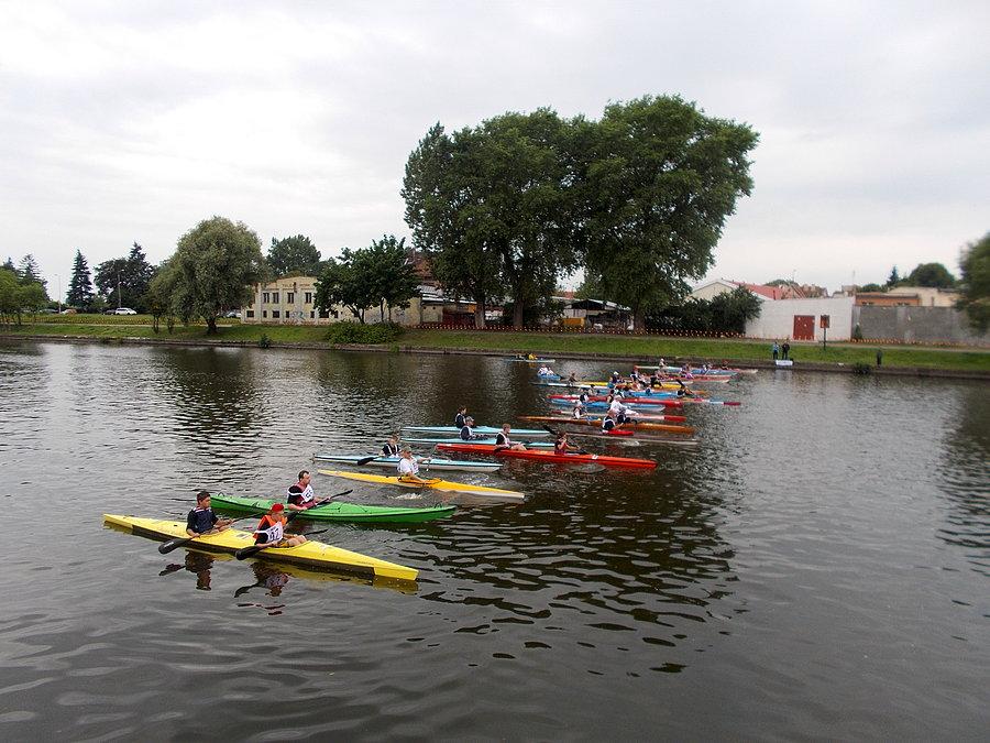Kajaki na rzece Elbląg