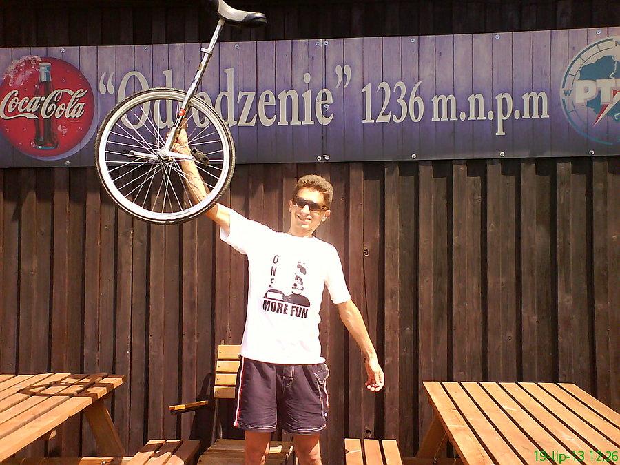 Monocykl w schronisku Odrodzenie i radość z realizacji "niewykonalnej" misji :)