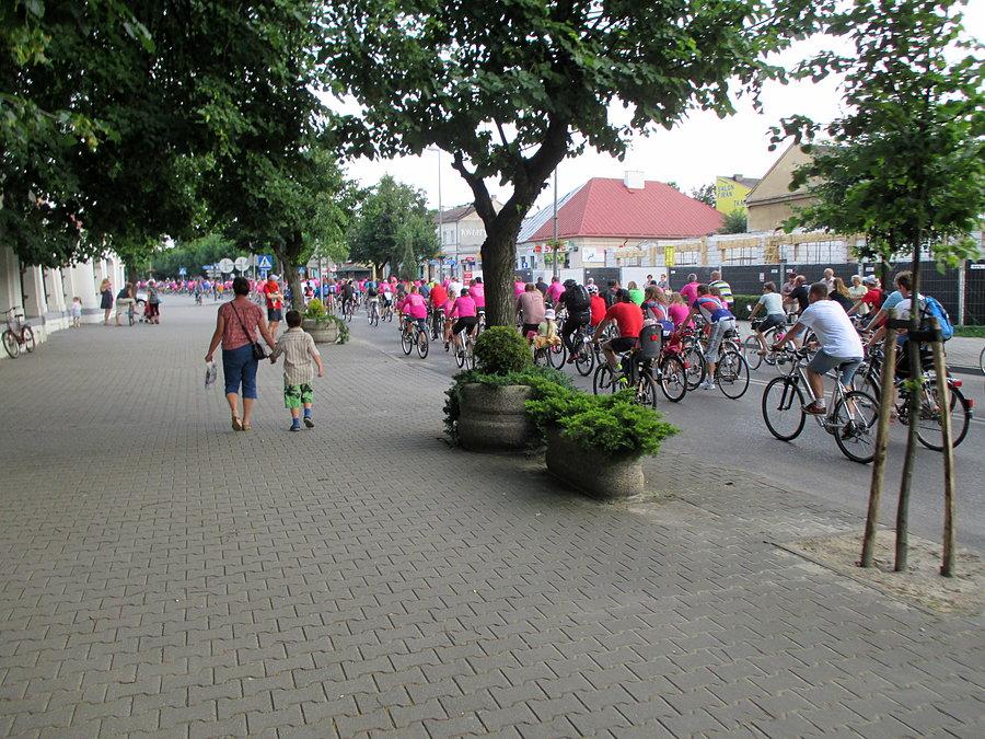 Parada Rowerów na XXI Święcie Rowerów w Lubartowie