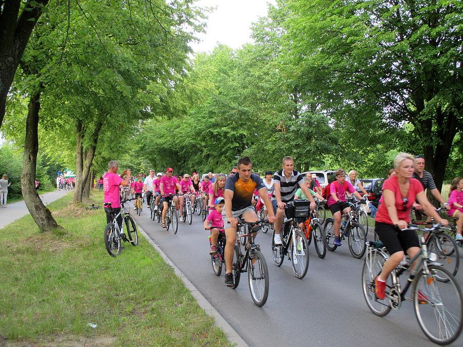 Parada Rowerów na XXI Święcie Rowerów w Lubartowie