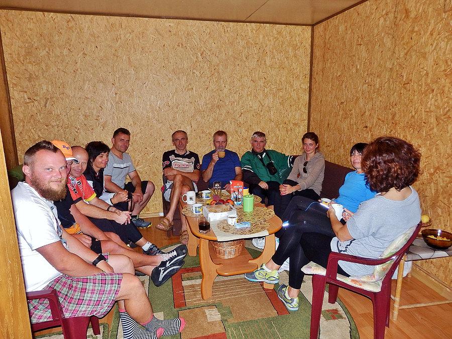 Weekend w Nowych Polaszkach. Kawka i ciasto, przed powrotem do domu