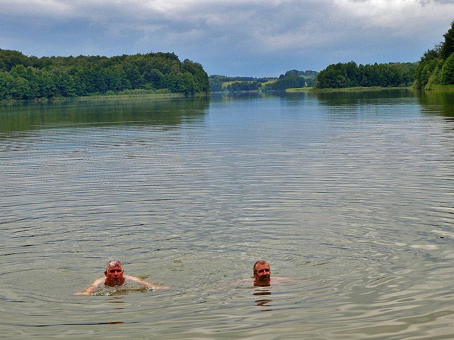 Weekend w Nowych Polaszkach. Oczywiście kąpanko było obowiązkowe :)