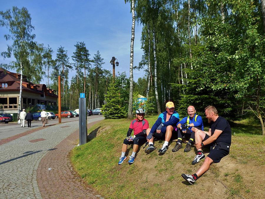 Weekend w Nowych Polaszkach Na trasie wycieczki. Szymbark