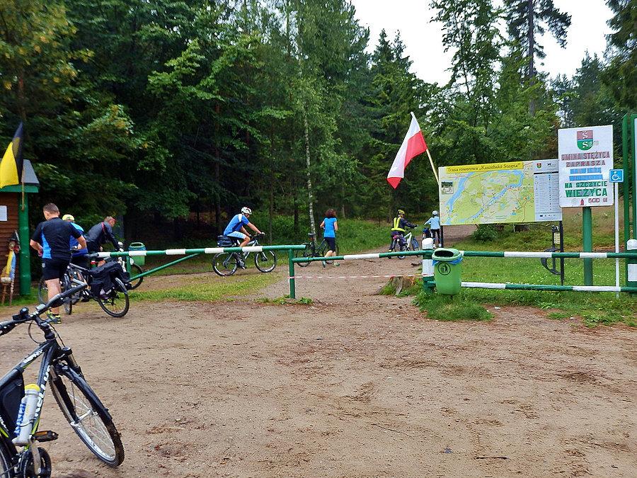 Weekend w Nowych Polaszkach Na trasie wycieczki.Wierzyca