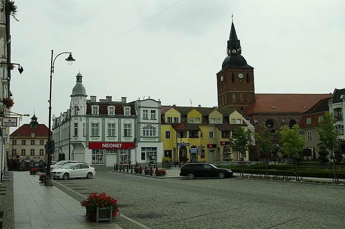 Biskupiec - rynek