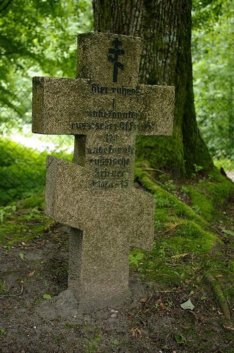 Jeden z wielu wspólnych rusko-niemieckim cmentarzy z I wojny św