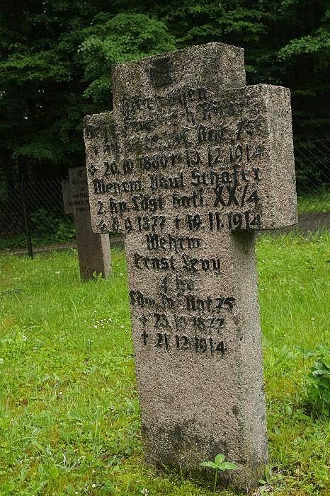 Jeden z wielu wspólnych rusko-niemieckim cmentarzy z I wojny św