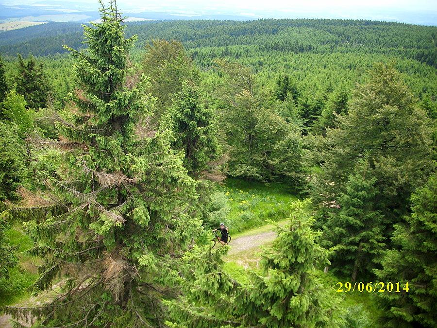 Z wieży na Anenskym Vrchu 991 m n.p.m