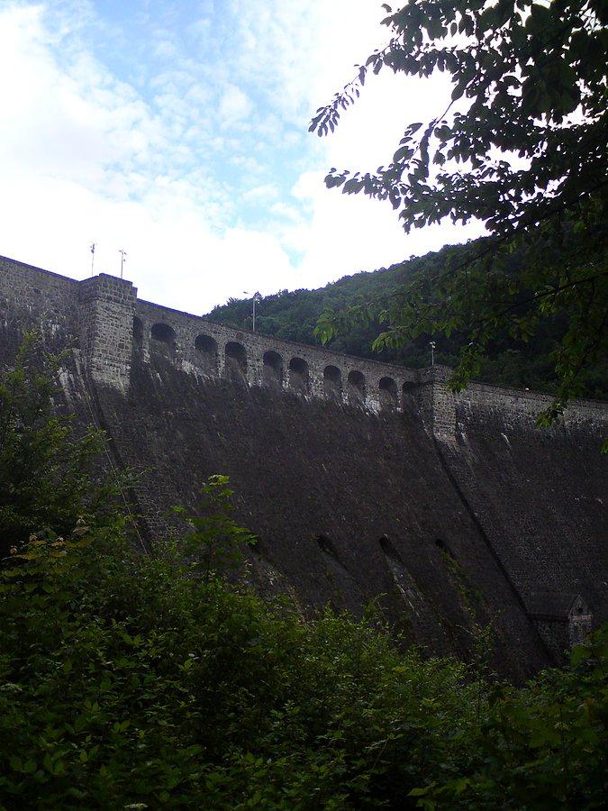 Druga co do wysokości zapora wodna w Sudetach - 45 m