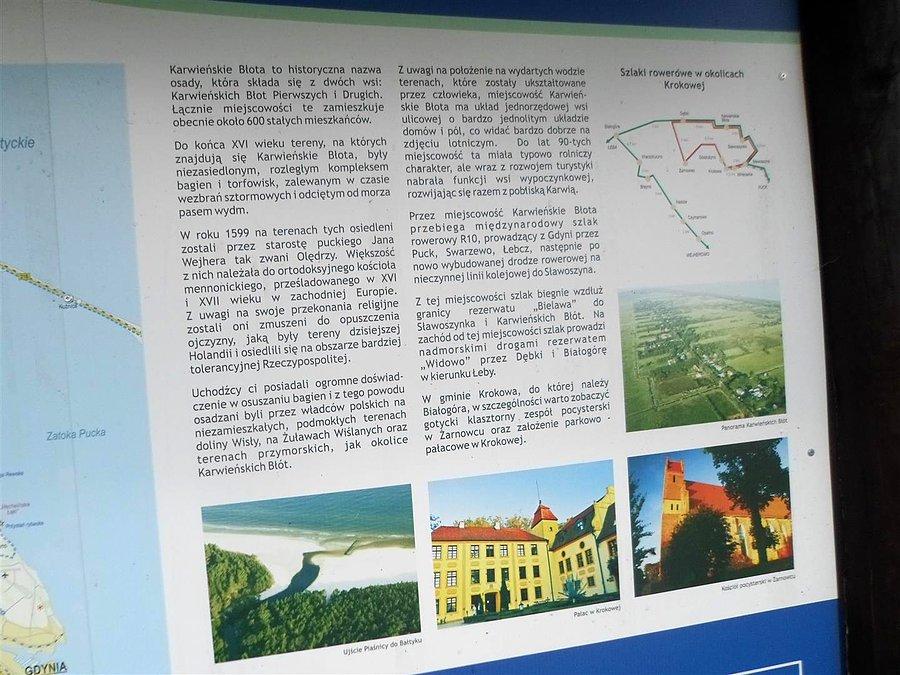 Historia wioski Karwieńskie Błoto Drugie