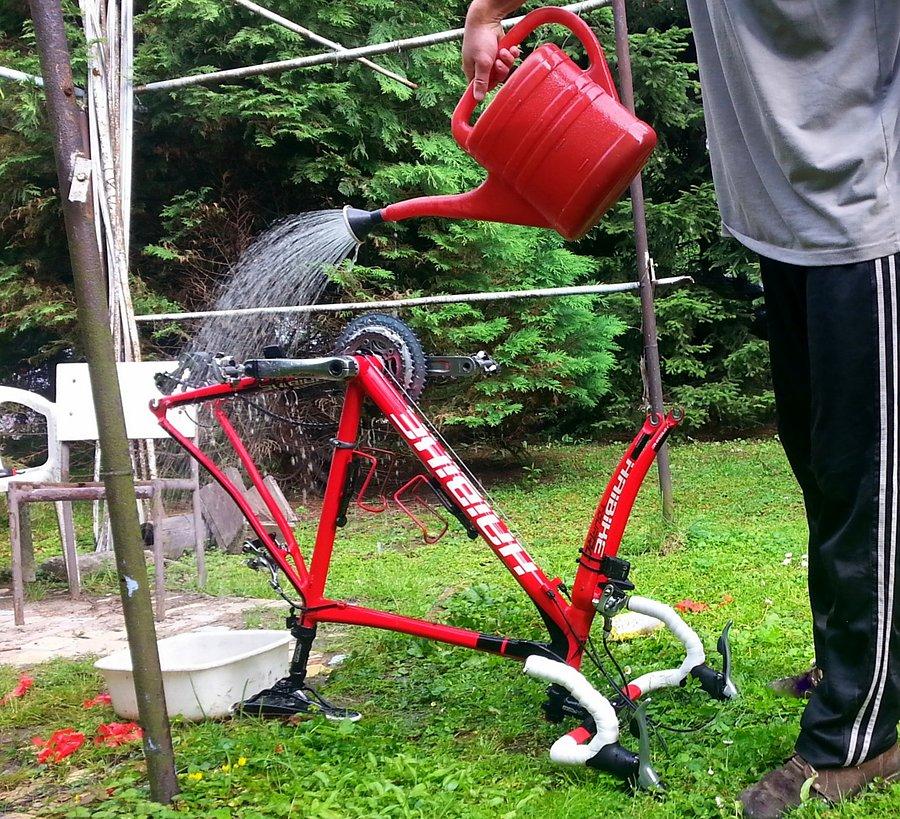 Karcher. Haibike w kąpieli