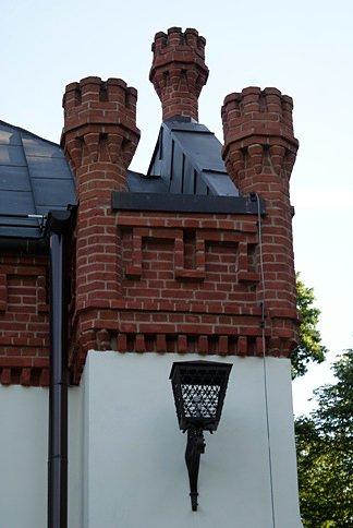 Fragment ujazdowskiego pałacu