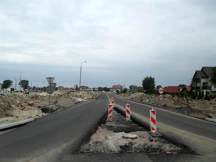 Wakacyjne inwestycje drogowe w Jastarni