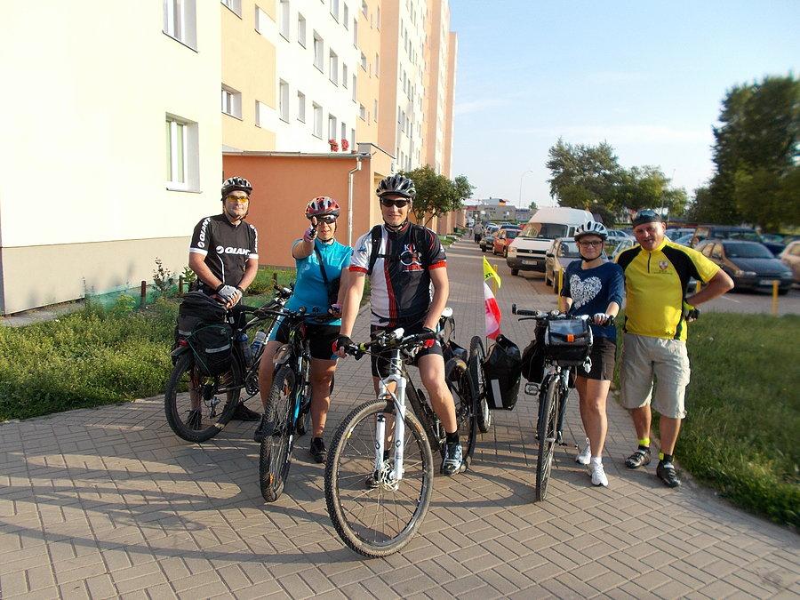Poranna inspekcja Grupy Latarniowej - pamiątkowa fota