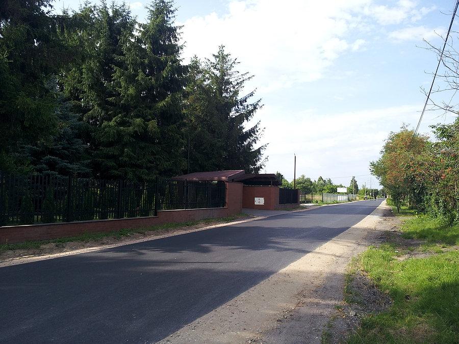 Konstancin ul. Głowackiego - nowa nawierzchnia