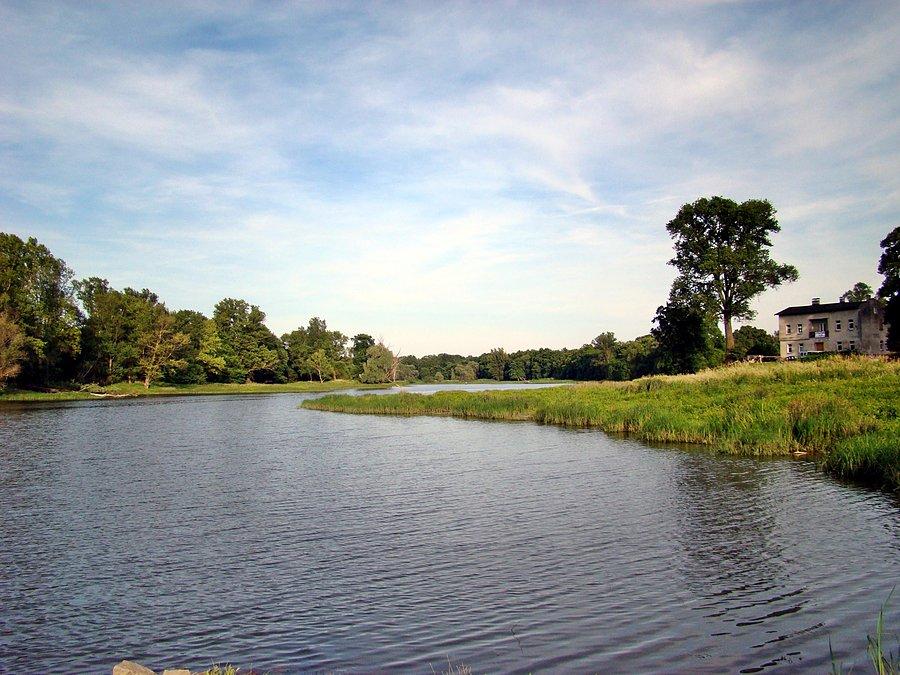 Rybaczówka nad Odrą w miejscowości Borków