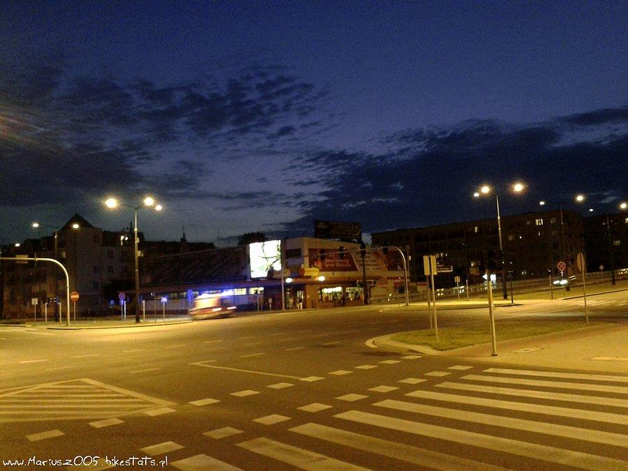 Elbląg nocą