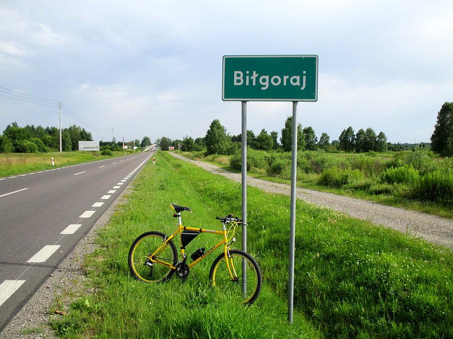 Mój rower w Biłgoraju