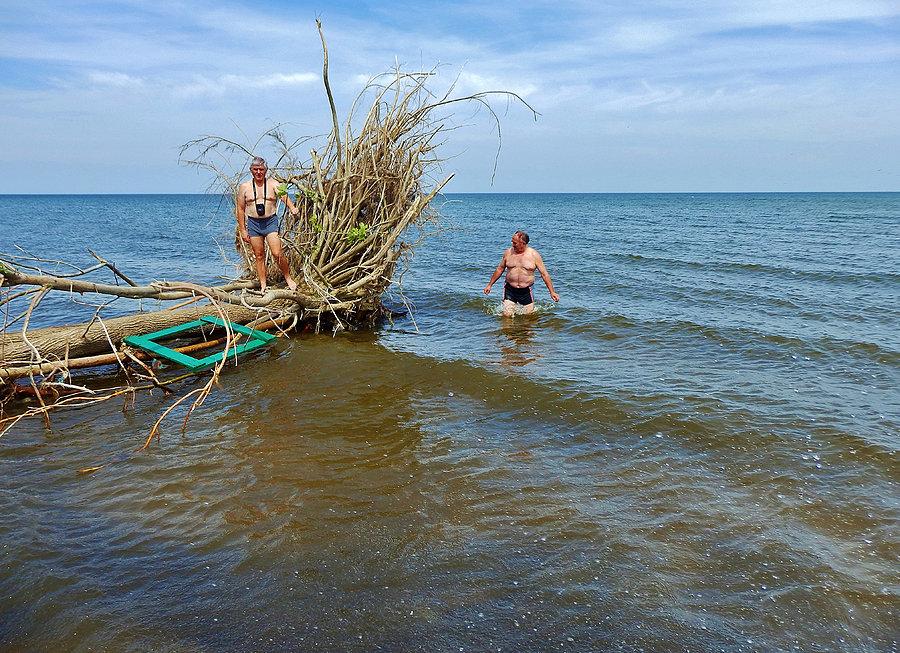 Wycieczka nad morze. Plaża w Mikoszewie