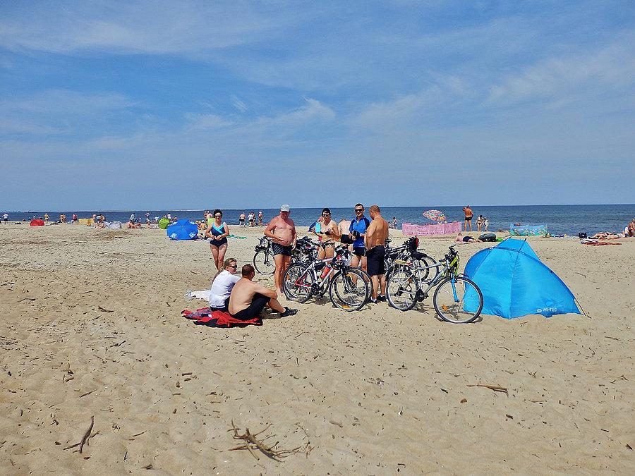 Wycieczka nad morze - Mikoszewo. Jesteśmy na miejscu