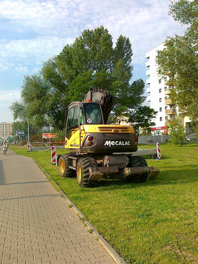 A tu ostatnia z maszyn, tym razem masaź na rondze