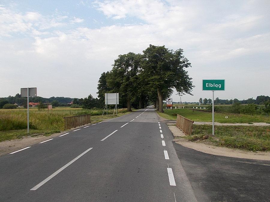 Koniec przebudowy DW 503 na granicy Elbląga