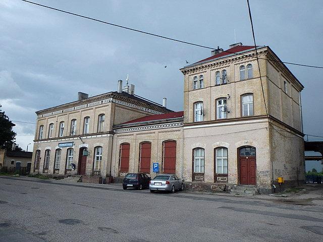 Budynek dworca kolejowego w Kowalewie Pomorskim