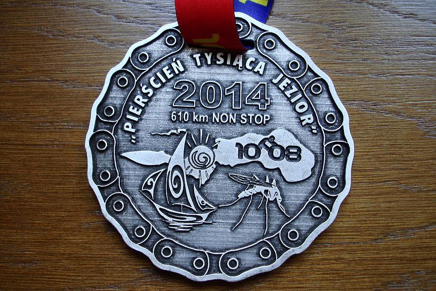Medal ukończenia wyścigu Pierścienia 1000 jezior