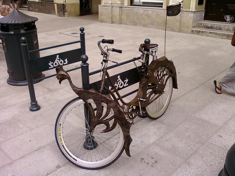 Steampunkowy rower