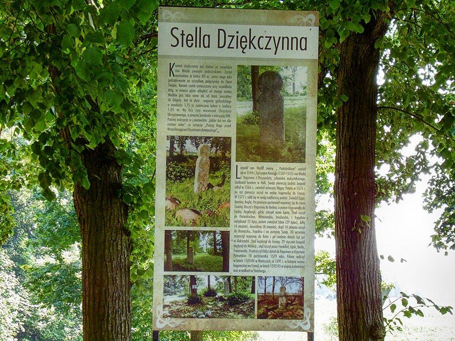 Tablica informacyjna o Stelli