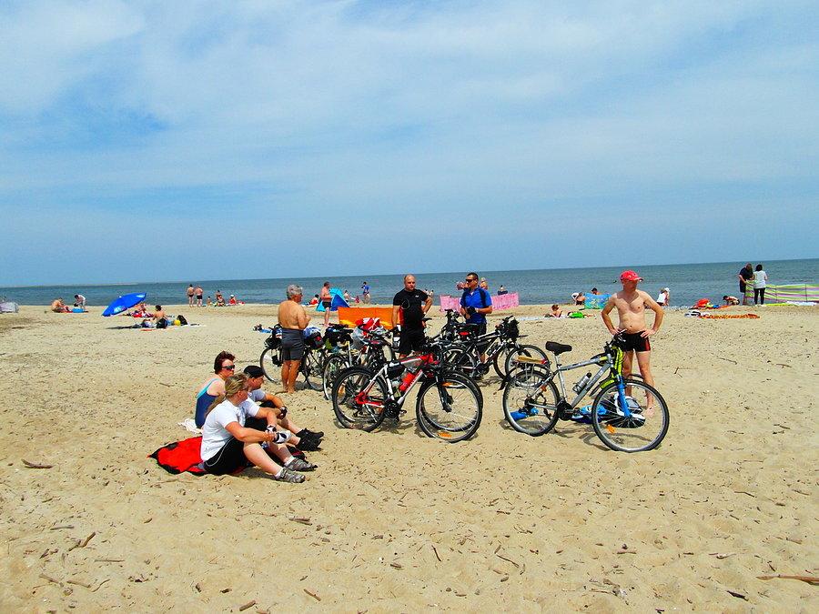My na plaży w Mikoszewie