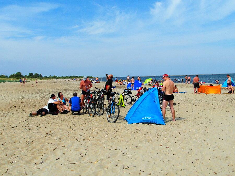 Plażowanie w Mikoszewie