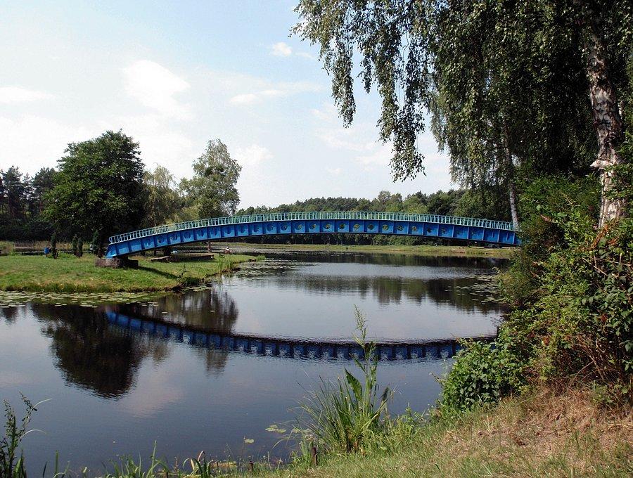 Most na stawie koło Pniowca
