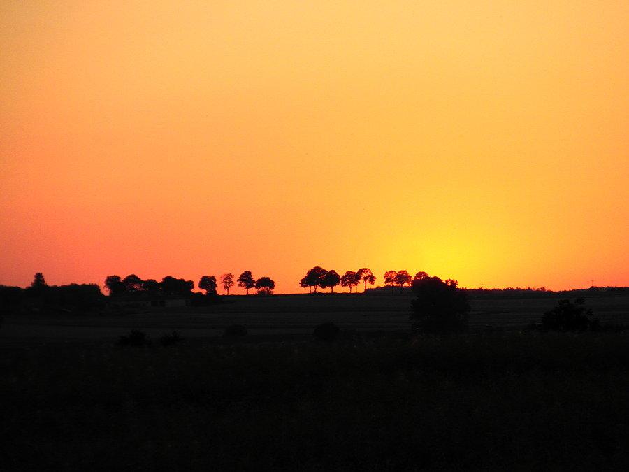 Pomarańczowe niebo
