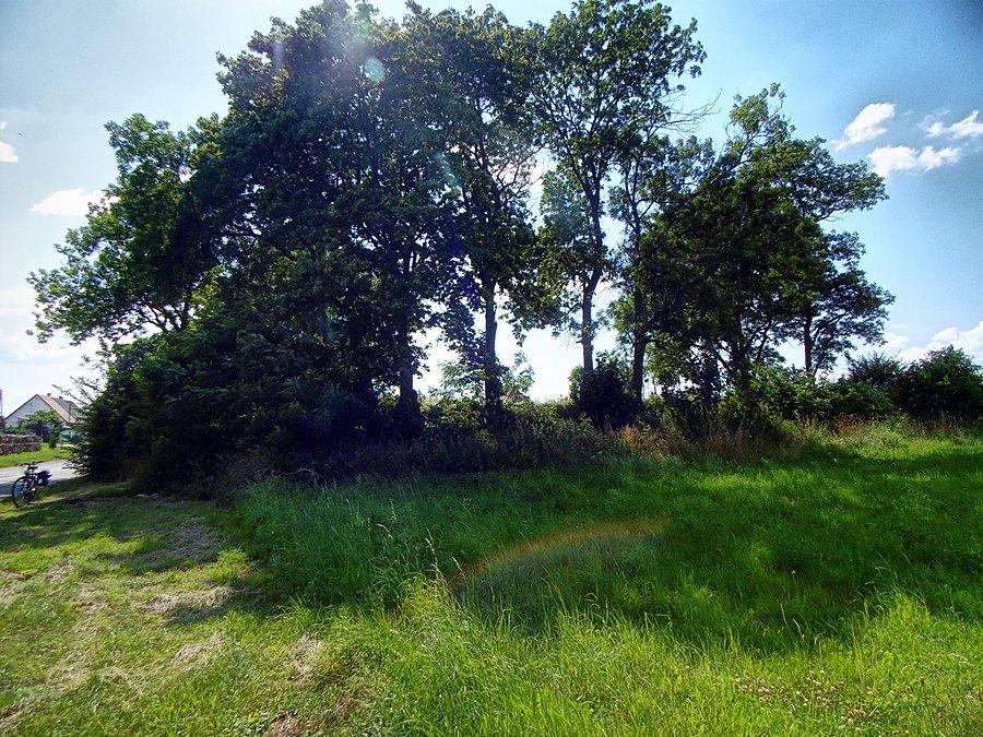 Tu przy drodze Stargard - Strzebielewo stał kościół w Kurcewie