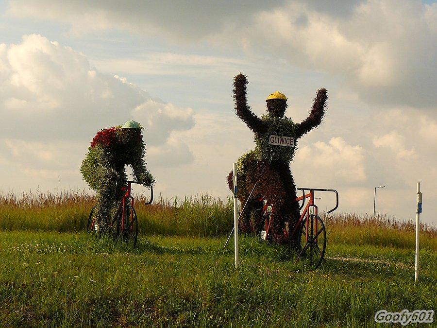 Rowerowy kwietnik :)