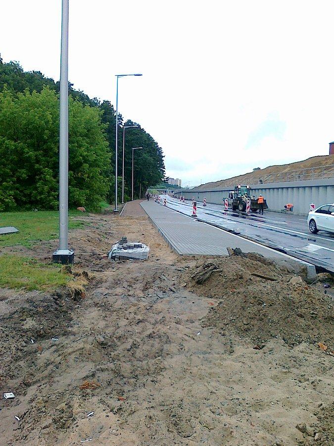 A to remont Trasy AK przy Broniewskiego