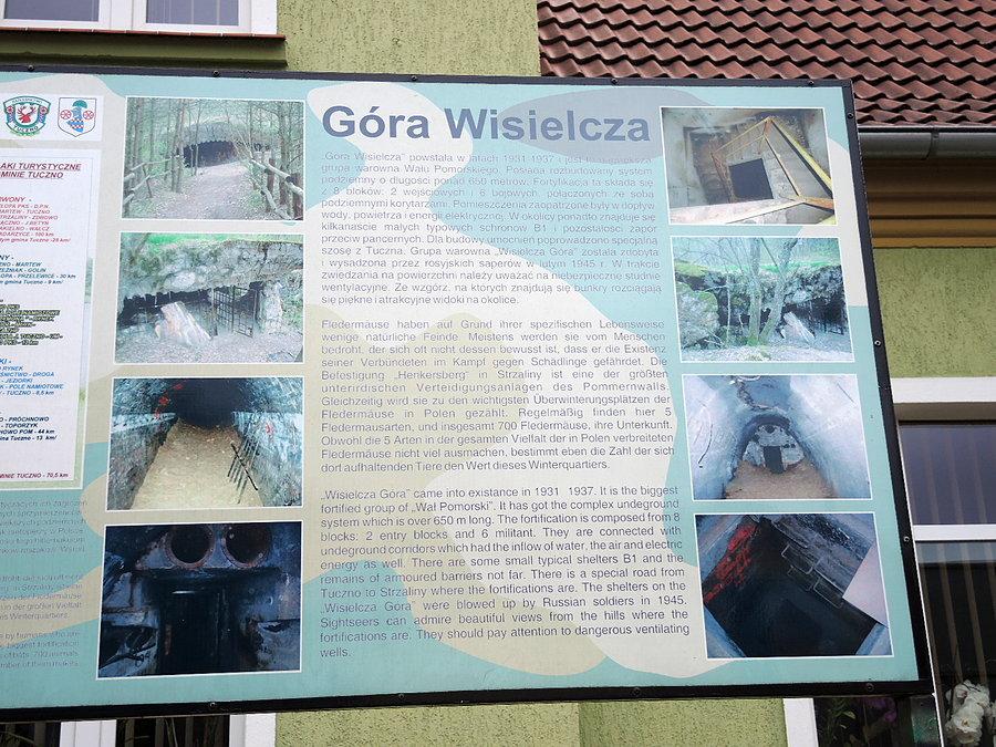 Góra Wisielcza - tablica informacyjna w Tucznie