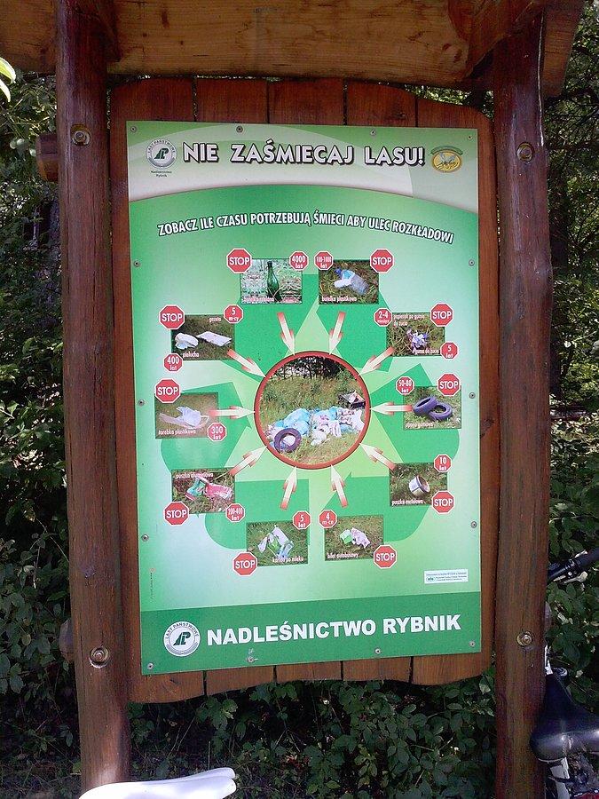 My nie zaśmiecamy lasu ;)