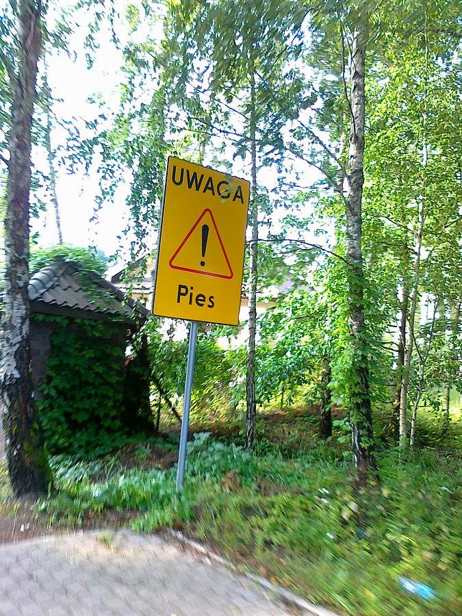 Nowy znak drogowy :))