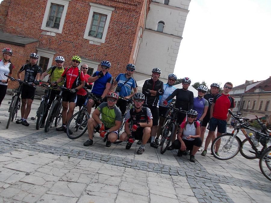 Pamiątkowa fotka RL ma Sandomierskim rynku