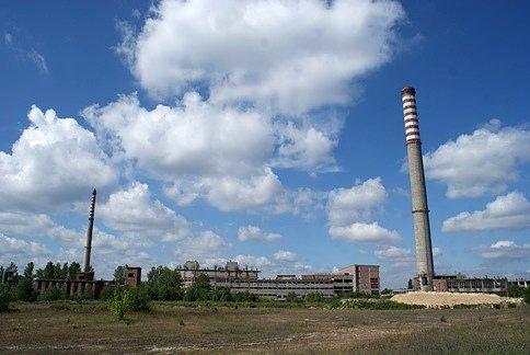 Ruina Zakładu Włókien Chemicznych WISTOM w Tomaszowie