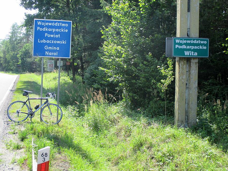 Na granicy wojewódzwta lubelskiego i podkarpackiego