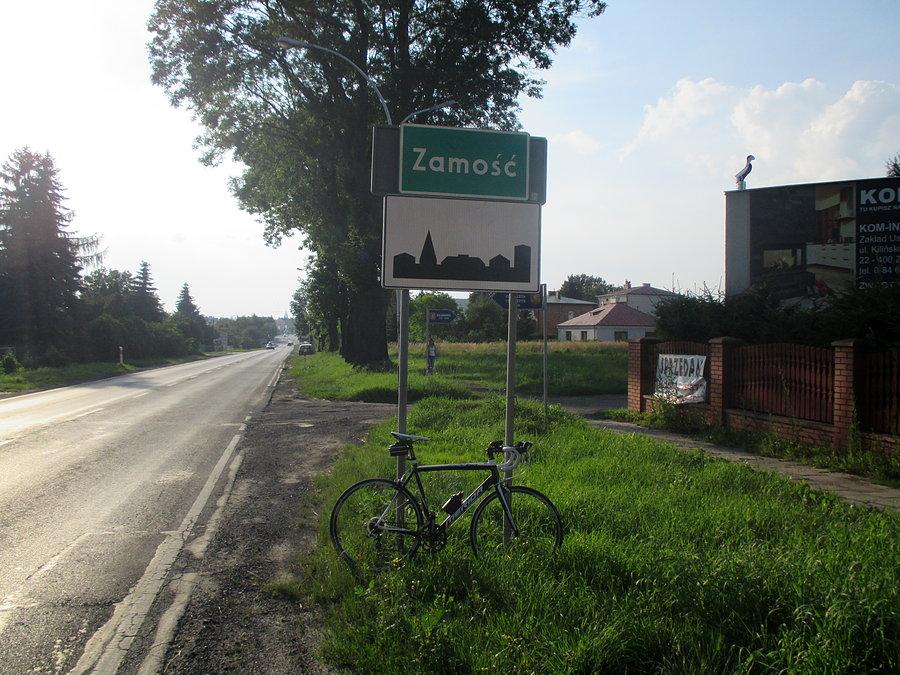 Mój rower w Zamościu